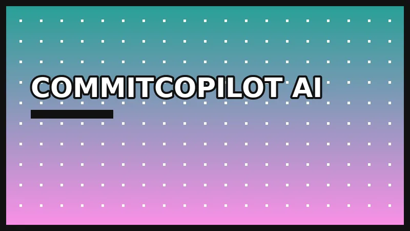 CommitCopilot AI