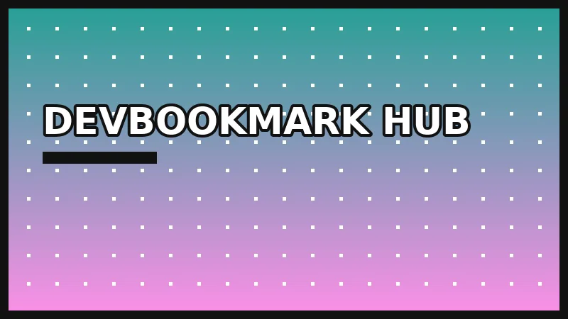 DevBookmark Hub